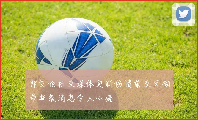 郭艾伦社交媒体更新伤情前交叉韧带断裂消息令人心痛