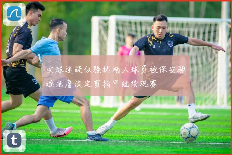 女球迷疑似骚扰湖人球员被保安驱逐老詹淡定剪指甲继续观赛